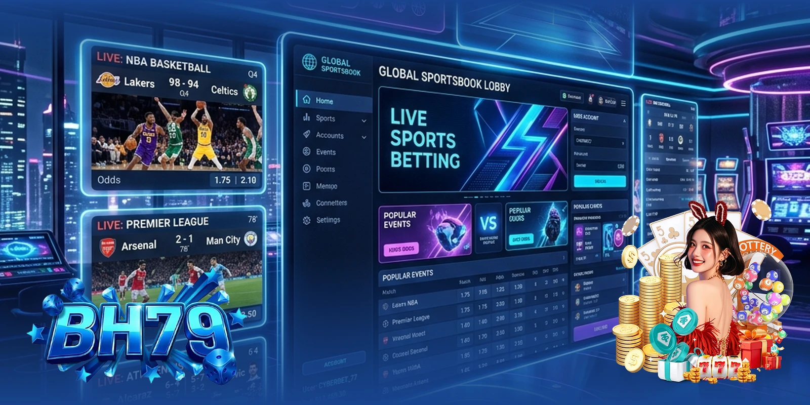 Sảnh thể thao uy tín BH79