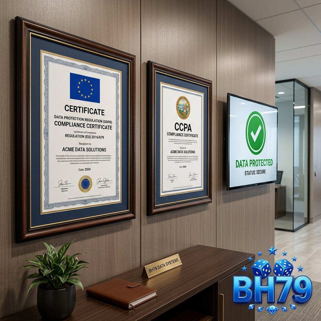 Chứng chỉ tuân thủ bảo mật quốc tế GDPR và CCPA được cấp cho hệ thống BH79
